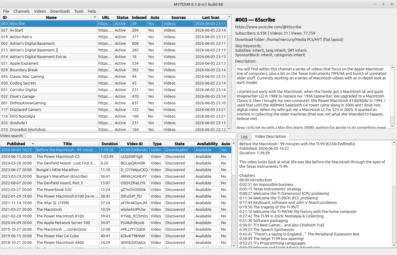 MYTChM, GUI style.